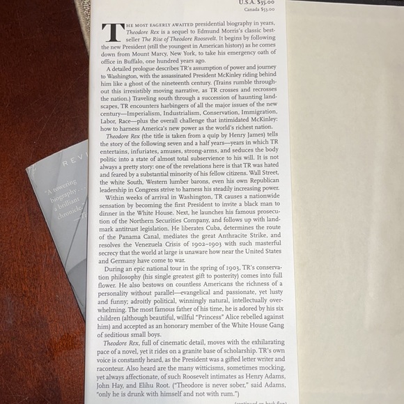 Theodore Rex & The Rise of Theodore Roosevelt 2 Books by Edmond Morris EUC - Picture 6 of 13